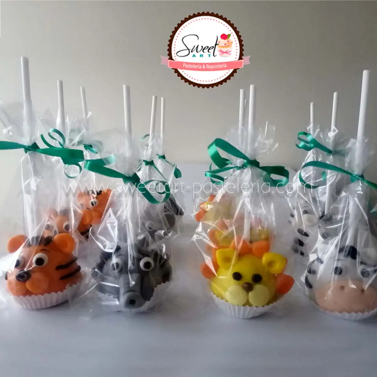 Cake Pops de Animales de la Selva