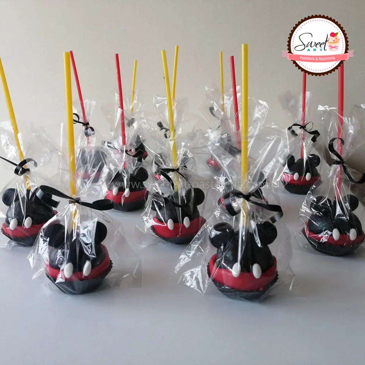 Cake Pops de Mickey Mouse